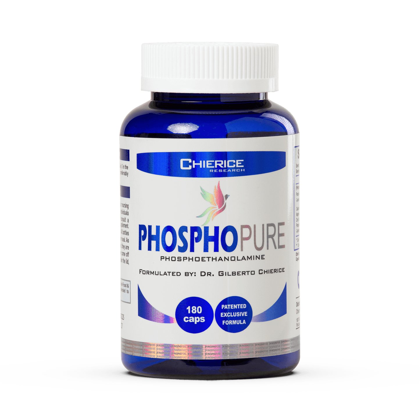 Phosphopure Fosfoetanolamina - 180 Cápsulas ( R$ 2,77 por cap )